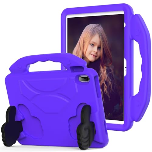 Tablet PC Hülle Kompatibel mit iPad Air 6 11"(2024)/Air 11 Zoll 2024 M2 Tablet-Hülle Compatible with Kinder, leichte, stoßfeste EVA-Schutzhülle mit Griff und Standfunktion, kinderfreundliche Hülle Sch von ZDJKAFREH