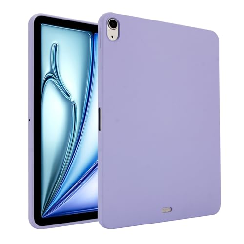 Tablet PC Hülle Tablet-Hülle kompatibel mit iPad Air 13 Zoll 2024 (M2)/Air 13 Zoll 2025 (M3), weiches Design, mattes TPU, schlanke, stoßfeste Schutzhülle, schmale Passform, leichtes Smart Cover aus Si von ZDJKAFREH