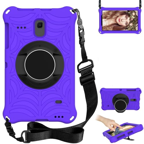 ZDJKAFREH Tablet PC Hülle Kinderhülle kompatibel mit Samsung Galaxy Tab A 8.0 T387 SM-T387V T387T T387A Hülle, leichte, stoßfeste Schutzhülle mit Griff und Ständer, rutschfest Schutzhülle(Purple) ZDJKAFREH Tablet PC Hülle Kinderhülle kompatibel mit Samsung Galaxy Tab A 8.0 T387 SM-T387V T387T T387A Hülle, leichte, stoßfeste Schutzhülle mit Griff und Ständer, rutschfest Schutzhülle(Purple) von ZDJKAFREH