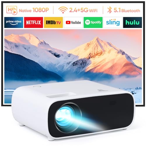 WLAN Beamer Bluetooth Beamer Full HD 1080P Videoprojektor 200 Zoll WLAN Beamer Bluetooth Beamer Full HD 1080P Videoprojektor 200 Zoll von ZDK