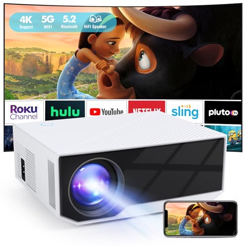ZDK Beamer 4K Unterstützt,2024 Full HD 1080P Beamer mit Bluetooth und WiFi,20000 Tragbarer Projektor Heimkino,Kompatibel mit Smartphone/TV Stick/TV Box/HDMI/USB/AV/PS5,GC06-AWTFR-V17 ZDK Beamer 4K Unterstützt,2024 Full HD 1080P Beamer mit Bluetooth und WiFi,20000 Tragbarer Projektor Heimkino,Kompatibel mit Smartphone/TV Stick/TV Box/HDMI/USB/AV/PS5,GC06-AWTFR-V17 von ZDK