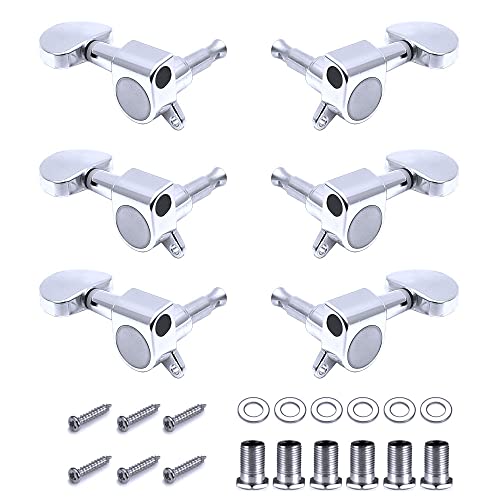 ZDNT 6 Stück Gitarren Stimmwirbel Stimmgerät Maschinenkopf-Tuner Mechaniken Akustikgitarre Mechaniken Knöpfe String Tuning Pegs Gitarrensaiten-Tuning-Peg-Tuner für Akustische Gitarre E-gitarre ZDNT 6 Stück Gitarren Stimmwirbel Stimmgerät Maschinenkopf-Tuner Mechaniken Akustikgitarre Mechaniken Knöpfe String Tuning Pegs Gitarrensaiten-Tuning-Peg-Tuner für Akustische Gitarre E-gitarre von ZDNT