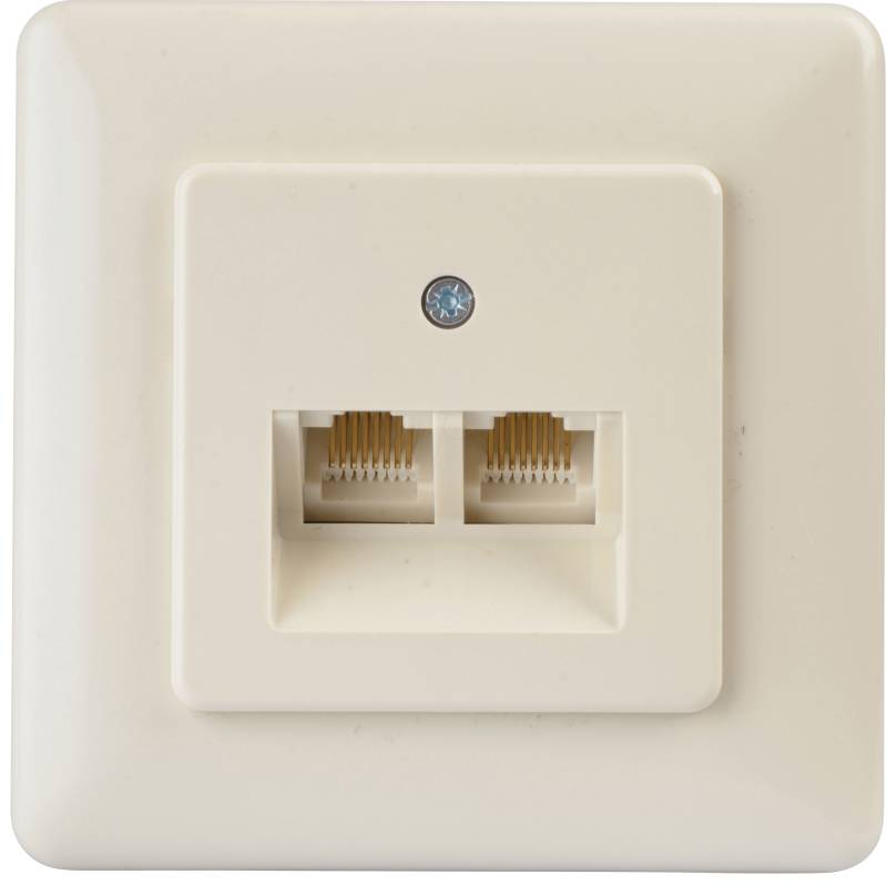 ISDN 2X8-4UP - ISDN Anschlussdose, Unterputz von ZE KOMMUNIKATIONSTECHNIK