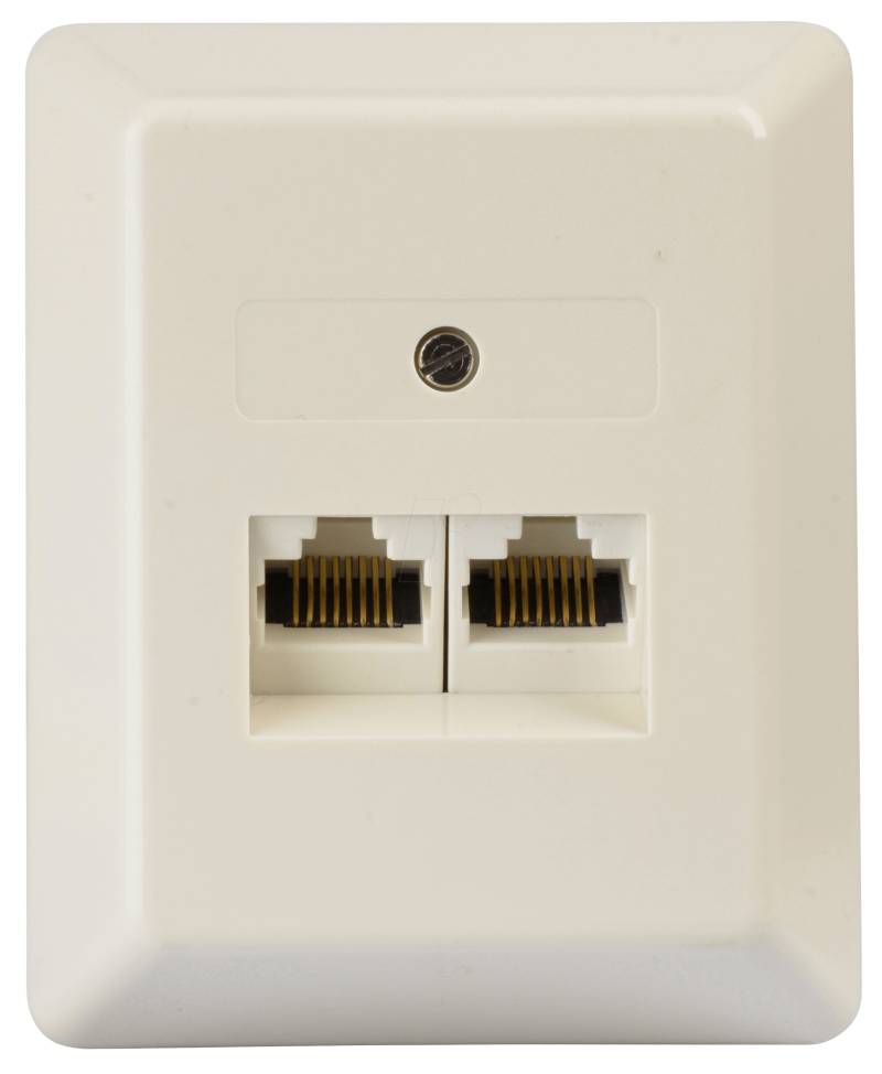 WEU 2X6-8AP-P - Western Universal, Anschlussdose, parallel beschaltet, AP von ZE KOMMUNIKATIONSTECHNIK