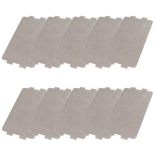 10 Stück Glimmerscheibe für Mikrowellen, Wellenleiterabdeckungen für Mikrowellen, Wellenleiterabdeckungen, Glimmerplatten, Glimmerplatten für Mikrowellenherde, für Universal-Mikrowellenöfen 10 Stück Glimmerscheibe für Mikrowellen, Wellenleiterabdeckungen für Mikrowellen, Wellenleiterabdeckungen, Glimmerplatten, Glimmerplatten für Mikrowellenherde, für Universal-Mikrowellenöfen von ZEACCT