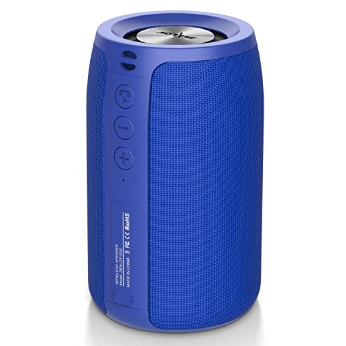 ZEALOT Bluetooth Lautsprecher,Musikbox Bluetooth mit USB/TF Karte/AUX,Bluetooth Box mit IPX5 Wasserdicht,12h Spielzeit,Dual Pairing,Tragbarer Kabelloser Lautsprecher für Home&Outdoor(Blue) von ZEALOT