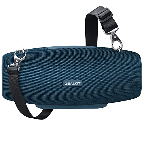 ZEALOT Bluetooth Lautsprecher,Tragbarer Bluetooth Box,60W,BassUp Technologie,Stereo Laut,EQ,IPX5 Wasserdicht,14,400 mAh,Draussen Lautsprecher mit TF-Karten/USB/AUX ZEALOT Bluetooth Lautsprecher,Tragbarer Bluetooth Box,60W,BassUp Technologie,Stereo Laut,EQ,IPX5 Wasserdicht,14,400 mAh,Draussen Lautsprecher mit TF-Karten/USB/AUX von ZEALOT