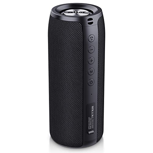 ZEALOT Bluetooth Lautsprecher S51 Plus,Musikbox Tragbarer Blueooth Box,20W Kraftvoller Stereo Sound,Dual Pairing,AUX Anschluss,USB,Micro SD/TF,Bluetooth 5.0 und IPX5 wasserdicht von ZEALOT