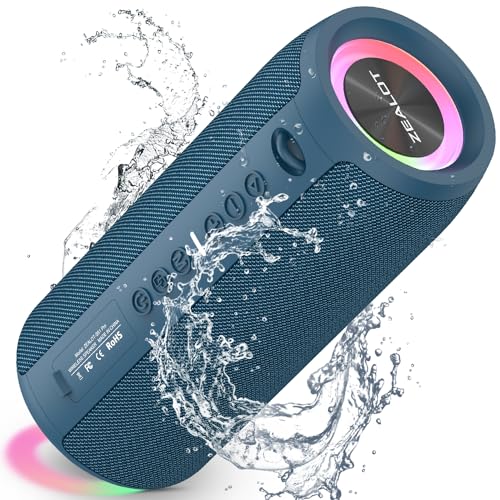ZEALOT Bluetooth Lautsprecher mit Licht,Musikbox Tragbarer Blueooth Box,40W kraftvoller Stereo,Dual Pairing,AUX-Anschluss,USB,Micro SD/TF, Bluetooth 5.2 und IPX6 wasserdicht ZEALOT Bluetooth Lautsprecher mit Licht,Musikbox Tragbarer Blueooth Box,40W kraftvoller Stereo,Dual Pairing,AUX-Anschluss,USB,Micro SD/TF, Bluetooth 5.2 und IPX6 wasserdicht von ZEALOT
