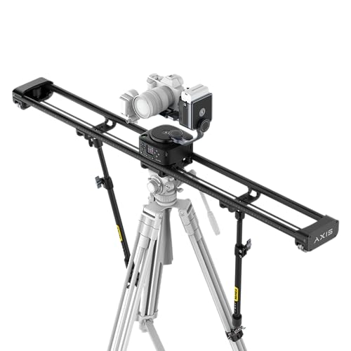 Zeapon AXIS 100 Pro Mehrachsiger motorisierter Kamera-Slider, App-Steuerung Professioneller DSLR-Dolly mit LCD-Bildschirm, Schwenkkopf für 360°-Panorama-Zeitrafferaufnahmen (120 PRO) von ZEAPON