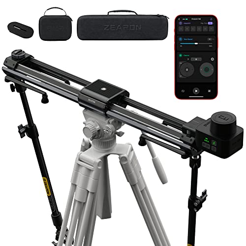 Zeapon Micro 3 E1000 Doppelter motorisierter Kamera-Schieberegler, 42''/107cm Verfahrweg, DSLR-Schieberegler mit Tragetasche, Motor-Schnellschaltung, 10-26Lbs Nutzlast Zeapon Micro 3 E1000 Doppelter motorisierter Kamera-Schieberegler, 42''/107cm Verfahrweg, DSLR-Schieberegler mit Tragetasche, Motor-Schnellschaltung, 10-26Lbs Nutzlast von ZEAPON