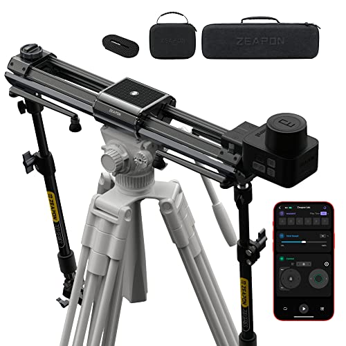 Zeapon Micro 3 E700 Doppelter motorisierter Kamera-Schieberegler, 42''/107cm Verfahrweg, DSLR-Schieberegler mit Tragetasche, Motor-Schnellschaltung, 10-26Lbs Nutzlast Zeapon Micro 3 E700 Doppelter motorisierter Kamera-Schieberegler, 42''/107cm Verfahrweg, DSLR-Schieberegler mit Tragetasche, Motor-Schnellschaltung, 10-26Lbs Nutzlast von ZEAPON