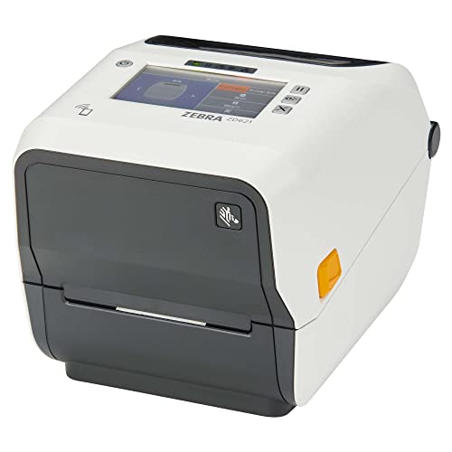 ZEBRA ZD621-HC Drucker mit Abreißkante - 300 DPI - Thermodirekt, Thermotransfer - 104 mm max. Druckbreite, BTLE, LAN, USB, USB-Host, seriell (RS-232) Schnittstellen (ZD6AH43-30EF00EZ) von ZEBRA