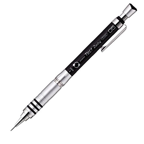 Zebra Mechanical Pencil, Tect 2 Way, 0.5mm, Black Body (MA41-BK) by Zebra von ZEBRA