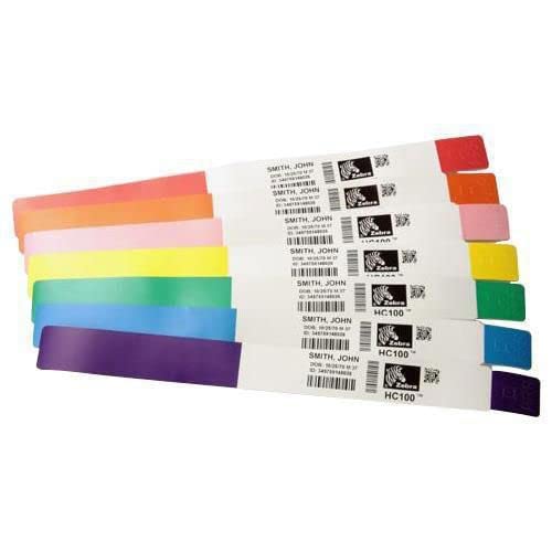 Zebra Wristband 25 x 254mm Red Z-Band Fun (Kit of 6), 10012713-1K von ZEBRA