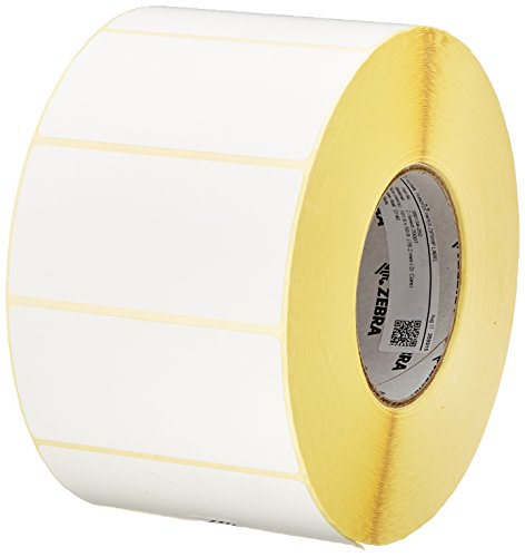 Zebra Z-Select 2000T Drucker-Etiketten, Farbe: Weiß, Wärmeübertragung, Z-Select 2000T, Größe: 101,6 x 50,8 mm, 10,16 cm (4) von ZEBRA