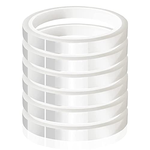 6 Rollen 10 mm x 33 m transparentes Wärmeband für Wärmesublimation, ohne Rückstände und Wärmeübertragung, Vinyl 6 Rollen 10 mm x 33 m transparentes Wärmeband für Wärmesublimation, ohne Rückstände und Wärmeübertragung, Vinyl von ZEELYDE