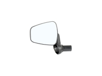 ZÉFAL Dooback2 - Left Large mirror with adjustable rod, unbreakable chrome plated plastic, Universal bar end fitting (left and von ZEFAL