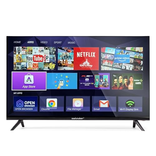ZEHNDER TV-323 HD SMART TV 32 Zoll 81cm LED Fernseher Schmaler Rahmen LAN/WLAN Triple Tuner DVB-S2/T2/C USB Android 11 kompatibel mit Google Play Netflix Prime Video YouTube Disney+ ZEHNDER TV-323 HD SMART TV 32 Zoll 81cm LED Fernseher Schmaler Rahmen LAN/WLAN Triple Tuner DVB-S2/T2/C USB Android 11 kompatibel mit Google Play Netflix Prime Video YouTube Disney+ von ZEHNDER