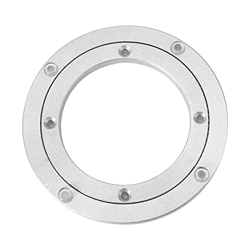 Hochleistungs-Drehplatte aus Aluminiumlegierung,Platte Drehteller Aus Aluminiumlegierung,Runder Esstisch Glatte Drehplatte,Aluminiumkarussell für Esstische (8 Zoll-202 * 8,5mm) von ZEHOYIC