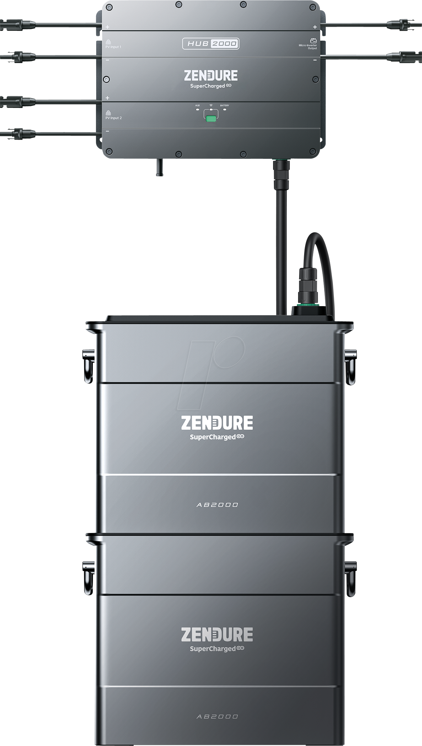 SF HUB-2000-2 - Zendure SolarFlow HUB-2000, 3840 Wh Speicher von ZENDURE