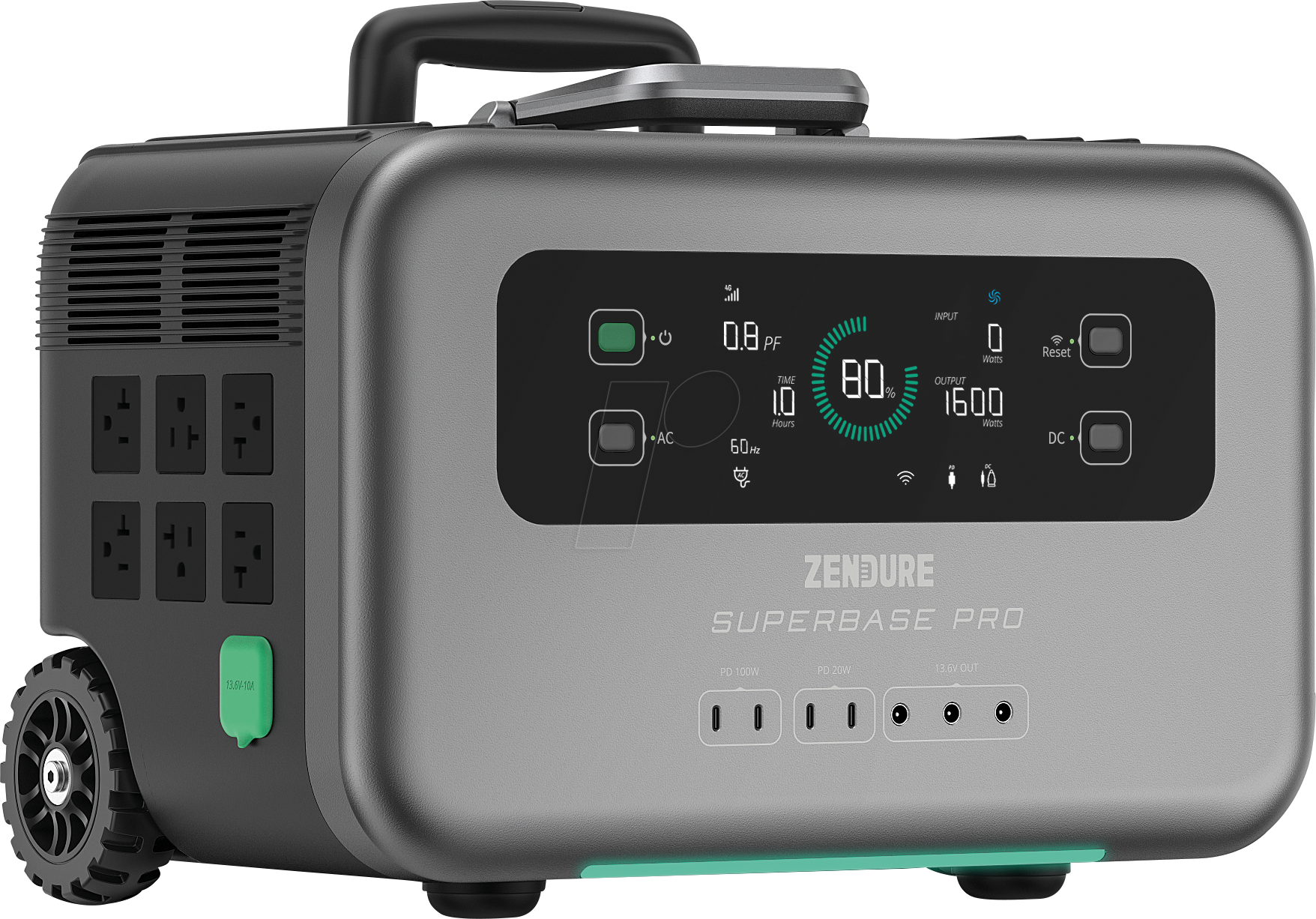ZENDURE SB P1500 - Zendure Powerstation SuperBase Pro, 1440 Wh von ZENDURE
