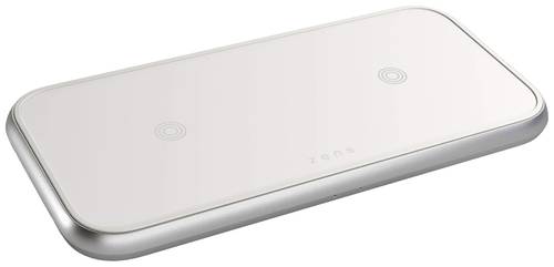 ZENS Induktions-Ladegerät Aluminium Series Dual Wireless Charger ZEDC10W/00 Ausgänge Induktionslad von ZENS