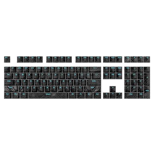 108 Line Original-Tastenkappen, Frontdruck, Hintergrundbeleuchtung, Farbsublimation, Tastenkappe für mechanische Tastaturen 108 Line Original-Tastenkappen, Frontdruck, Hintergrundbeleuchtung, Farbsublimation, Tastenkappe für mechanische Tastaturen von ZEPFJHE
