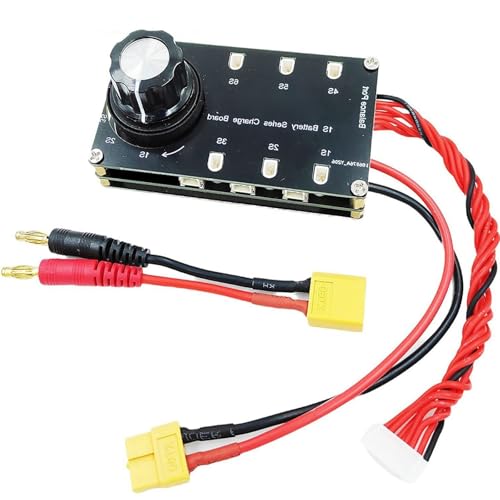 1S Akku-symmetrische Ladeplatine Symmetrische Platine 6 Port XT60 Eingang für PH2.0 BT2.0 / GNB27 1S FPV von ZEPFJHE