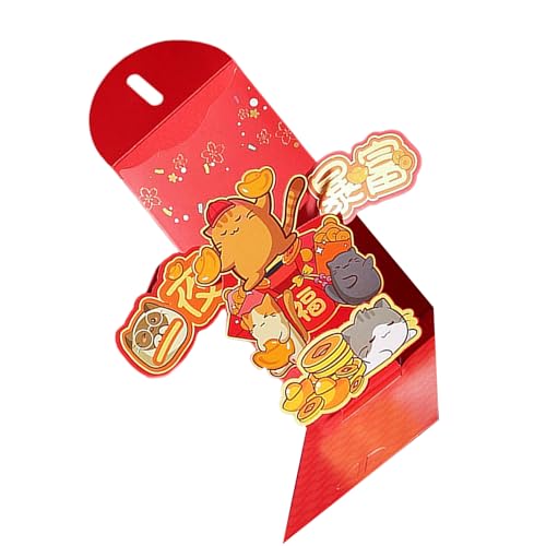 2025 Jahr der Schlange 3D-Briefumschläge für Festival, Feier, Frühlingsfest, Geldpaket, Papier, Hongbao von ZEPFJHE