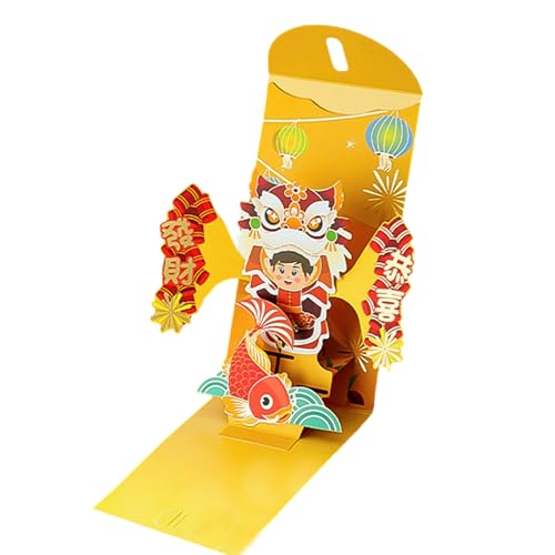 2025 Jahr der Schlange 3D-Briefumschläge für Festival, Feier, Frühlingsfest, Geldpaket, Papier, Hongbao 2025 Jahr der Schlange 3D-Briefumschläge für Festival, Feier, Frühlingsfest, Geldpaket, Papier, Hongbao von ZEPFJHE