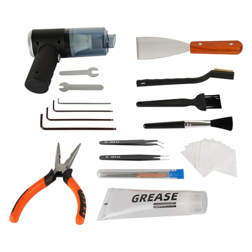 3D-Drucker-Werkzeug-Kits, verschiedene 3D-Drucker-Düsenreinigungssets, Pinsel, Pinzette, Reparaturwerkzeug-Set für 3D-Drucker-Montage von ZEPFJHE