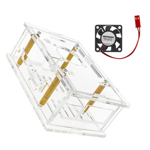 Acryl-Schutzhülle für Entwicklungsplatine Gehäuse Box mit Lüfter und Kühlkörper für optionale Acryl-Schutzhülle für Entwicklungsplatine Gehäuse Box mit Lüfter und Kühlkörper für optionale von ZEPFJHE