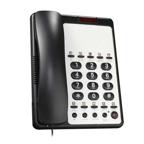 B188B Hotel-Telefon, kabelgebunden, Desktop-Wandmontage, Festnetztelefon für Rezeption in Hotels B188B Hotel-Telefon, kabelgebunden, Desktop-Wandmontage, Festnetztelefon für Rezeption in Hotels von ZEPFJHE