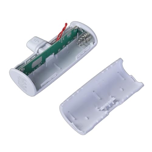 Batterie-Aufbewahrungsbox, kein Löten nötig, 18650 PowerBank-Außenhülle für 1 x 18650 Akku, einfache Installation, Typ C/8-poliger Anschluss von ZEPFJHE