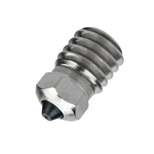 Düse aus gehärtetem Stahl, 0,2 mm/0,4 mm/0,6 mm/0,8 mm, hervorragende Verschleißfestigkeit für verschiedene Filamente für P1 3D-Drucker Düse aus gehärtetem Stahl, 0,2 mm/0,4 mm/0,6 mm/0,8 mm, hervorragende Verschleißfestigkeit für verschiedene Filamente für P1 3D-Drucker von ZEPFJHE