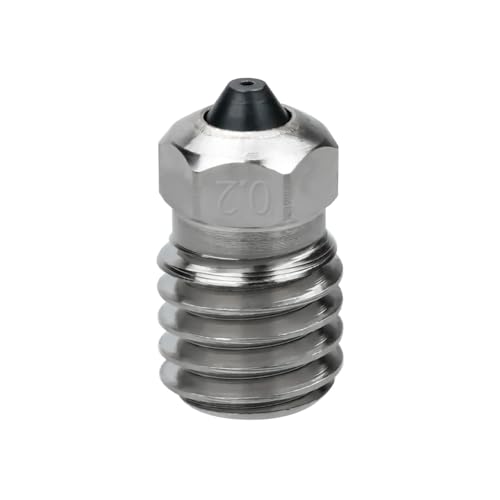Düse aus gehärtetem Stahl, 0,2 mm/0,4 mm/0,6 mm/0,8 mm, hervorragende Verschleißfestigkeit für verschiedene Filamente für P1 3D-Drucker Düse aus gehärtetem Stahl, 0,2 mm/0,4 mm/0,6 mm/0,8 mm, hervorragende Verschleißfestigkeit für verschiedene Filamente für P1 3D-Drucker von ZEPFJHE