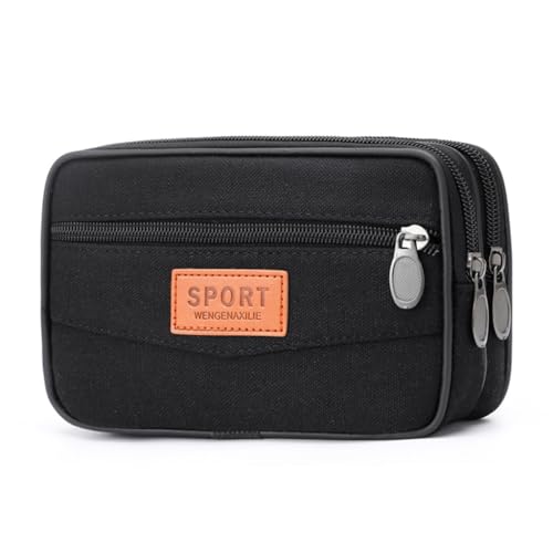 Funktionelle Herren-Handy-Tasche aus Segeltuch, geräumiger Gürtel für Ihr Handy und kleine Gegenstände Funktionelle Herren-Handy-Tasche aus Segeltuch, geräumiger Gürtel für Ihr Handy und kleine Gegenstände von ZEPFJHE