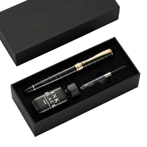 Kalligraphie-Stift 0,7/1,0 mm Füllfederhalter-Set, Füllfederhalter-Set, Schreibstift, Business-Stift, Schulbedarf zum Schreiben Kalligraphie-Stift 0,7/1,0 mm Füllfederhalter-Set, Füllfederhalter-Set, Schreibstift, Business-Stift, Schulbedarf zum Schreiben von ZEPFJHE