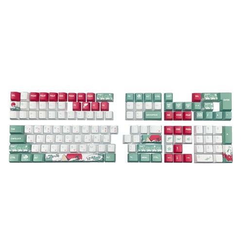 Koreanisches Tastenkappen-Set für 61/64/68/75/87/98/104/108 mechanische Tastaturen, OEM-Höhe, Meeresmuster-Tastenkappen Koreanisches Tastenkappen-Set für 61/64/68/75/87/98/104/108 mechanische Tastaturen, OEM-Höhe, Meeresmuster-Tastenkappen von ZEPFJHE