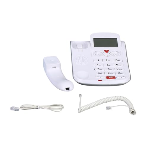 L-51 Festnetztelefon, Festnetztelefon, für Hotelzimmer, Büro, mit Anruferanzeige, Doppellochverbindung L-51 Festnetztelefon, Festnetztelefon, für Hotelzimmer, Büro, mit Anruferanzeige, Doppellochverbindung von ZEPFJHE
