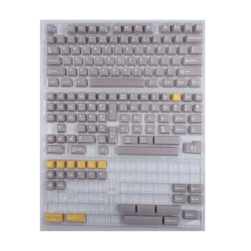 Mechanische Tastaturen mit 166 Tasten, in Originalhöhe für Benutzer, Haltbarkeit, Tastenkappen verbessern das Tippen Mechanische Tastaturen mit 166 Tasten, in Originalhöhe für Benutzer, Haltbarkeit, Tastenkappen verbessern das Tippen von ZEPFJHE