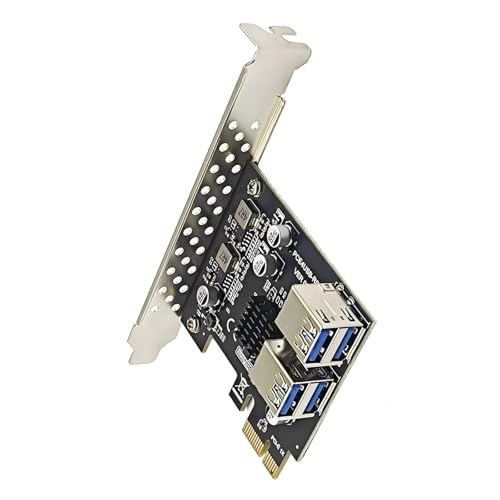 PCIE USB 3.2 Expansion Card 5Gbit / S Hochgeschwindigkeit USB3.2 Gen1 Expansion Card Connector Controller Risers Risers Card Für PC Desktop PCIE USB 3.2 Expansion Card 5Gbit / S Hochgeschwindigkeit USB3.2 Gen1 Expansion Card Connector Controller Risers Risers Card Für PC Desktop von ZEPFJHE
