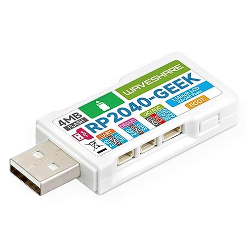 RP2040 Geeks Development Board RP2040 Mikrocontroller mit 2,9 cm Farb-LCD für Geeks und Entwickler von ZEPFJHE