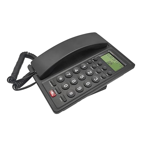 Schnurgebundenes Telefon Bürotelefon mit Anruferdisplay Festnetztelefone für den Einsatz in Hotels und Unternehmen von ZEPFJHE