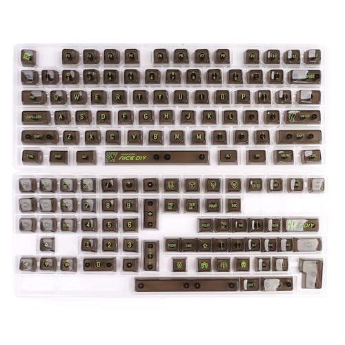 Stilvolle Tastenkappen mit Hintergrundbeleuchtung für 61/68/75/84/87/98/104/108 Tastatur für individuelles Tippen Stilvolle Tastenkappen mit Hintergrundbeleuchtung für 61/68/75/84/87/98/104/108 Tastatur für individuelles Tippen von ZEPFJHE