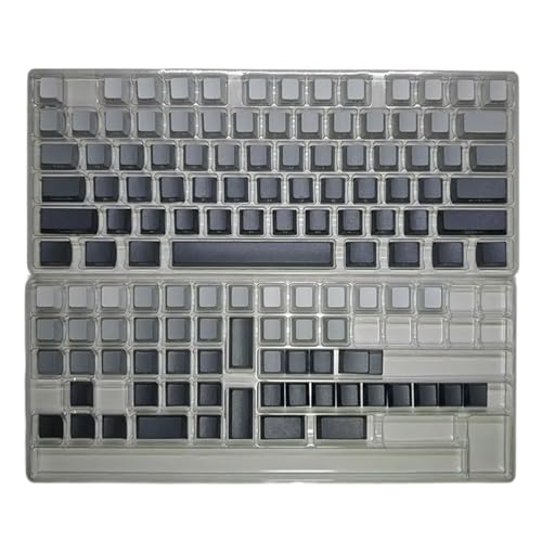 Tastenkappen oben/seitlich bedrucktes Tastenkappen-Set Farbsublimationsverläufe Tastenkappen Original Höhe 125 Tasten für Tastaturen von ZEPFJHE
