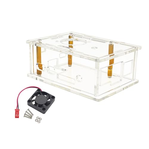 Transparentes Acrylgehäuse für CM4-Lüfter, Zugang zum Anschluss für Projekte Transparentes Acrylgehäuse für CM4-Lüfter, Zugang zum Anschluss für Projekte von ZEPFJHE