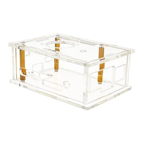Transparentes Acrylgehäuse für CM4-Lüfter, Zugang zum Anschluss für Projekte Transparentes Acrylgehäuse für CM4-Lüfter, Zugang zum Anschluss für Projekte von ZEPFJHE