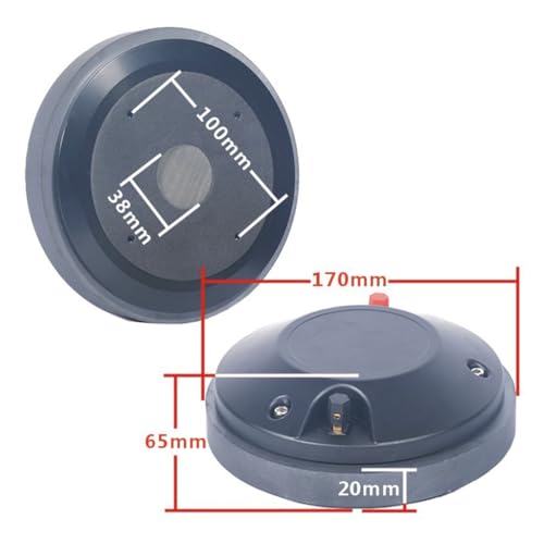 ZEPFJHE Hochtöner-Hupenantriebskopf, magnetisch, professionelle Bühnen-Höhen-Speaker, zum Anschrauben, hohe Empfindlichkeit, 8 Ohm Horn-Lautsprecher ZEPFJHE Hochtöner-Hupenantriebskopf, magnetisch, professionelle Bühnen-Höhen-Speaker, zum Anschrauben, hohe Empfindlichkeit, 8 Ohm Horn-Lautsprecher von ZEPFJHE